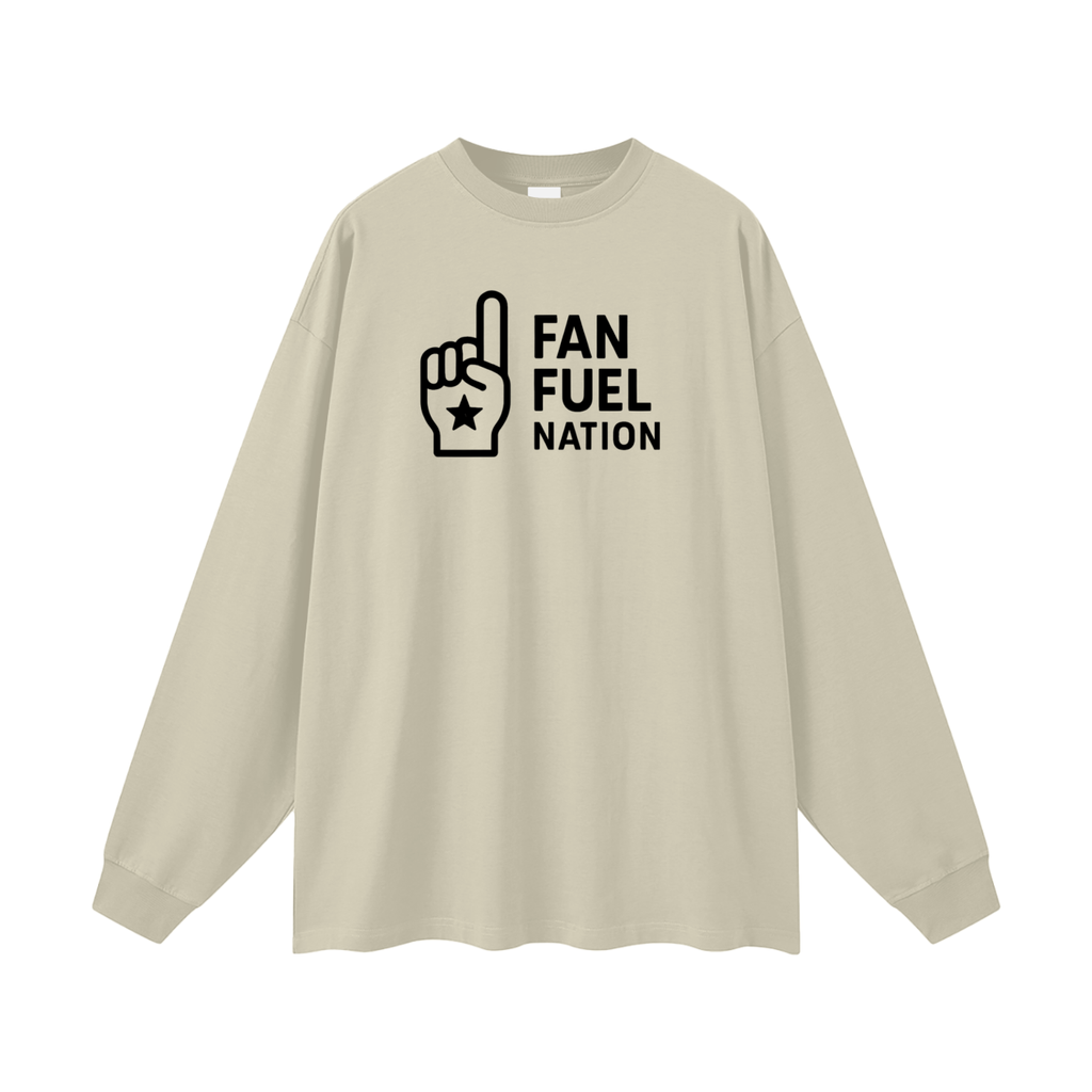 Oversized Unisex Long Sleeve T-Shirt