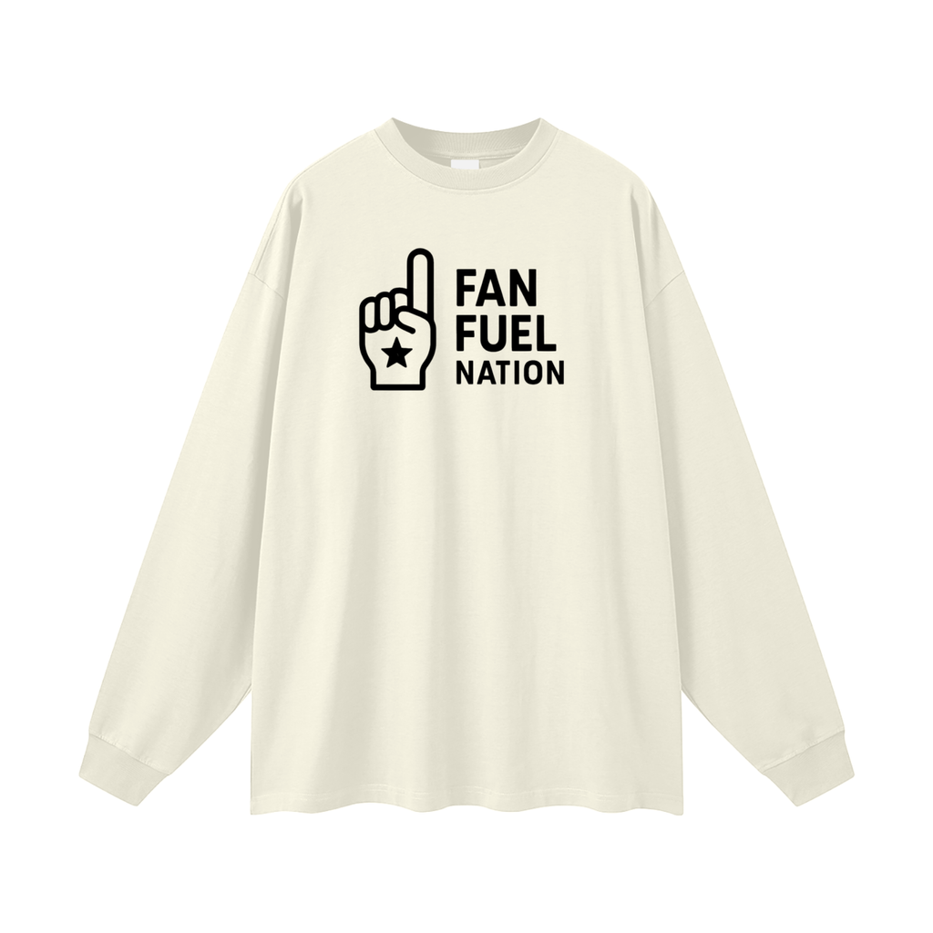 Oversized Unisex Long Sleeve T-Shirt